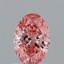 1.13 Ct. Fancy Vivid Pink Oval Lab Grown Diamond