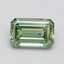 1.01 Ct. Fancy Vivid Pacific Green Emerald Lab Grown Diamond