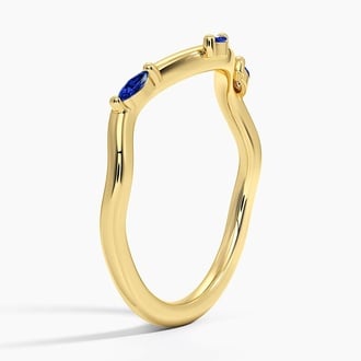 Willow Contour Sapphire Ring