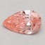 0.58 Ct. Fancy Vivid Pink Pear Lab Grown Diamond