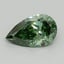 1.04 Ct. Fancy Vivid Pacific Green Pear Lab Grown Diamond