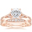 14KR Moissanite Zinnia Diamond Bridal Set (1/2 ct. tw.), smalltop view