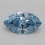 3.08 Ct. Fancy Vivid Blue Marquise Lab Grown Diamond