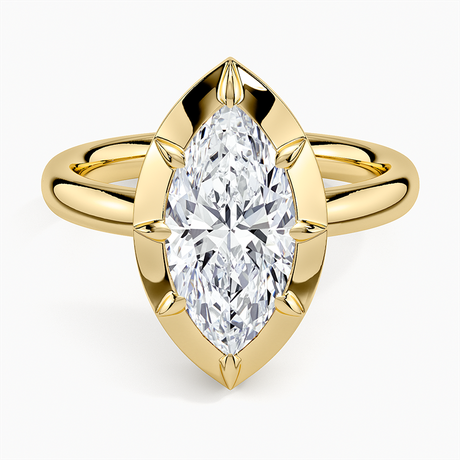 Harper Bezel Prong Solitaire Ring