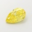 2.60 Ct. Fancy Yellow Pear Lab Grown Diamond
