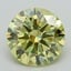 1.52 Ct. Fancy Intense Yellow Round Lab Grown Diamond