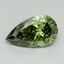2.60 Ct. Fancy Vivid Green Pear Lab Grown Diamond