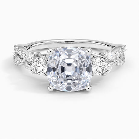 Luxe Willow Three Stone Diamond Ring - Brilliant Earth