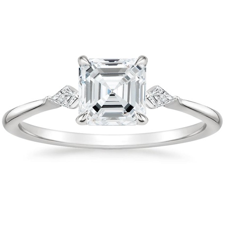 18K White Gold Cometa Diamond Bridal Set