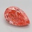 4.19 Ct. Fancy Vivid Pink Pear Lab Grown Diamond