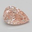 5.09 Ct. Fancy Intense Pink Pear Lab Grown Diamond