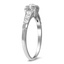 The Roanna Ring, smalltop view on a hand