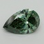 4.01 Ct. Fancy Vivid Green Pear Lab Grown Diamond