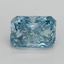1.75 Ct. Fancy Vivid Blue Radiant Lab Grown Diamond