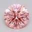 1.05 Ct. Fancy Pink Round Lab Grown Diamond
