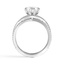 Woven Band Moissanite and Diamond Ring, smallview