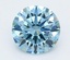4.92 Ct. Fancy Vivid  Blue Round Lab Grown Diamond