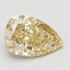 2.01 Ct. Fancy Intense Yellow Pear Lab Grown Diamond