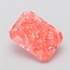 4.18 Ct. Fancy Vivid  Pink Radiant Lab Grown Diamond