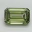 11.02 Ct. Fancy Vivid Green Emerald Lab Grown Diamond