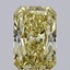 5.08 Ct. Fancy Intense  Yellow Radiant Lab Grown Diamond
