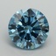3.85 Ct. Fancy Vivid Blue Round Lab Grown Diamond