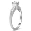 The Elfie Ring, smalltop view on a hand