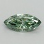 0.47 Ct. Fancy Vivid Green Marquise Lab Grown Diamond