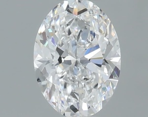 Oval diamond — real photo