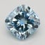 1.59 Ct. Fancy Intense Blue Cushion Lab Grown Diamond
