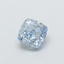 1.02 Ct. Fancy Intense  Blue Cushion Lab Grown Diamond