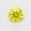 1.10 Ct. Fancy Vivid  Yellow Round Lab Grown Diamond