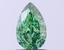 1.08 Ct. Fancy Vivid Green Pear Lab Grown Diamond
