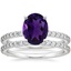 Platinum Luxe Petite Shared Prong Diamond Bridal Set (3/4 ct. tw.)