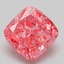 3.11 Ct. Fancy Vivid Pink Cushion Lab Grown Diamond