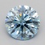 1.26 Ct. Fancy Vivid  Blue Round Lab Grown Diamond