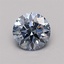 0.55 Ct. Fancy Intense Blue Round Lab Grown Diamond
