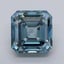 18.07 Ct. Fancy Vivid  Blue Asscher Lab Grown Diamond