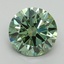2.70 Ct. Fancy Vivid Green Round Lab Grown Diamond