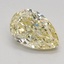 1.40 Ct. Fancy Intense Yellow Pear Lab Grown Diamond