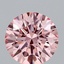 1.34 Ct. Fancy Vivid Pink Round Lab Grown Diamond