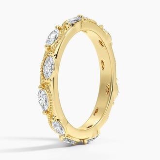 Camellia Milgrain Marquise Diamond Ring (3/4 ct. tw.)