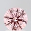 0.87 Ct. Fancy Vivid Pink Round Lab Grown Diamond