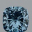 2.07 Ct. Fancy Vivid Blue Cushion Lab Grown Diamond