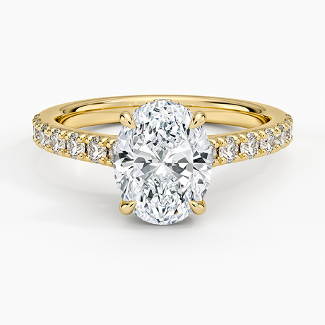 18K Yellow Gold Grand Lissome Diamond Ring