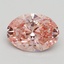 2.00 Ct. Fancy Vivid Pink Oval Lab Grown Diamond