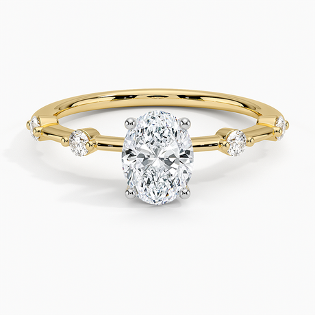 Two Tone Engagement Ring