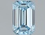 1.02 Ct. Fancy Intense Blue Emerald Lab Grown Diamond