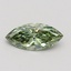 0.50 Ct. Fancy Intense Green Marquise Lab Grown Diamond