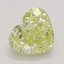 0.83 Ct. Fancy Yellow Heart Diamond